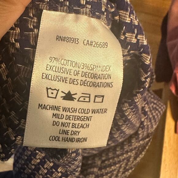 Robert Graham Modern Americana Blue Tailored Fit Button Down Shirt - Picture 10 of 11